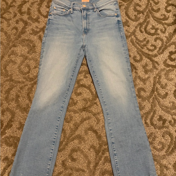 Stylish Light Blue Flare Jeans
